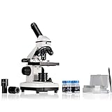 Bresser Durchlicht- und Auflicht-Mikroskop Biolux NV 20x-1280x für Kinder und Erwachsene geeignet, inkl. HD USB-Kamera und Kreuztisch zur Objektbewegung, mit umfangreichem Zubehör und Transportkoffer