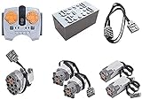 AKOGD Technik Power Functions, Technik motoren Set, Technik Batteriebox Set, 8 Teile Kompatibel mit Lego Technic