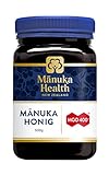 Manuka Health - Manuka Honig MGO 400+ (500g) - 100% Pur aus Neuseeland mit zertifiziertem Methylglyoxal Gehalt