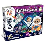 Science4you - Abenteuer im Weltraumlabor fur Kinder 4+ - Experimentierkasten, 17 Aktivitaten: Sonnensystem Modell, Planenten Mobile und Rakete Spielzeug - Astronomie Geschenke, Basteln ab 4-7 Jahre