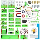 Sntieecr Mint Physik Elektrische Schaltung Lernkit, Science Lab Grundlegende Elektrizität Magnetismus Experiment Bildung Kits für Junior Senior High School Studenten Elektromagnetismus Exploration