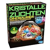 HCM Kinzel 68678 Experimentierkasten Kristalle züchten Dinosaurier Terrarium Kristallzüchtung, Mehrfarbig