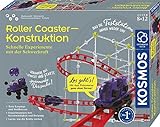 Kosmos 621032 Roller Coaster-Konstruktion, Schnelle Experimente mit der Schwerkraft, Achterbahn Bauen und Versuche starten, Experimentierkasten für Kinder ab 8 - 12 Jahre zu Physik, Mehrfarbig