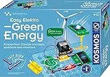 KOSMOS 620684 Easy Elektro Green Energy, Erneuerbare Energie erzeugen speichern und einsetzen, Amazon Exclusive, Experimentierkasten für Kinder ab 8-12 Jahre zu Strom Erzeugung