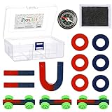 Sntieecr Labs Junior Science Magnetism Set for Experiment Education, Science Experiment Tool Physik Lernspielzeug für Kinder Teen