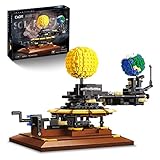 Klemmbausteine ​​Technik Sonnensystem Bausteine Set, CADA Master C71004W, Solar System Modell ​​mit Mond Erde Sonne, Globus für Kinder und Erwachsene,Kompatibel mit Lego (865 Teile)