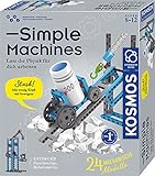 KOSMOS 620868 Simple Machines, Mechanik-Bausatz für 26 Modelle wie Flaschenzug und Kran, inklusive Federwage, Experimentierkasten für Kinder ab 8-12 Jahre, Physik verstehen, MINT