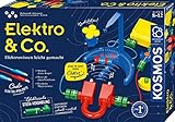 KOSMOS 620639 Elektro & Co. Elektro-Wissen leicht gemacht, Einsteiger-Experimente zu Strom, Magnete, Elektro-Magnetismus, Ampel steuern, Ventilator Bauen, Experimentierkasten für Kinder ab 8-12 Jahre