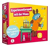 FRANZIS 67199 - Experimentierspaß mit der Maus - Experimentierkasten mit 23 spannenden wissenschaftlichen Versuchen für Kinder ab 7 Jahren, inkl. 48-seitigem Handbuch mit Anleitungen und Zubehör