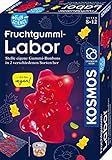 KOSMOS 658106 Fun Science - Fruchtgummi-Labor, vegane Süßigkeiten herstellen, verschiedene Geschmacksrichtungen und Formen, Gummi-Bonbons selber machen, Experimentier-Set für Kinder ab 8 - 12 Jahre