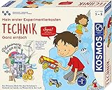 KOSMOS 602291 Mein erster Experimentierkasten Technik - ganz einfach, Spielerische Experimente für kleine Forscher, Experimentierkasten für Kinder ab 5-8 Jahre