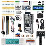 FREENOVE Super Starter Kit for ESP32-WROVER (Included) (Compatible with Arduino IDE), Onboard Camera Wireless, Python C, 516-Page Detailed Tutorial, 173 Items, 81 Projects